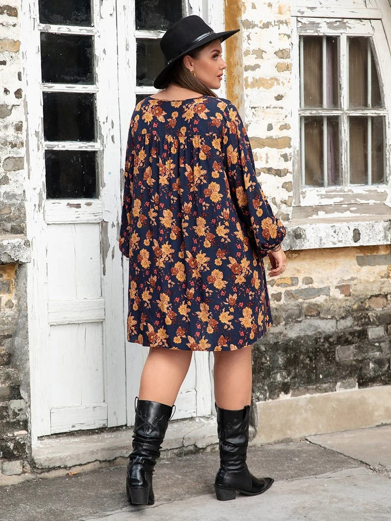 Vintage Field Floral Dress