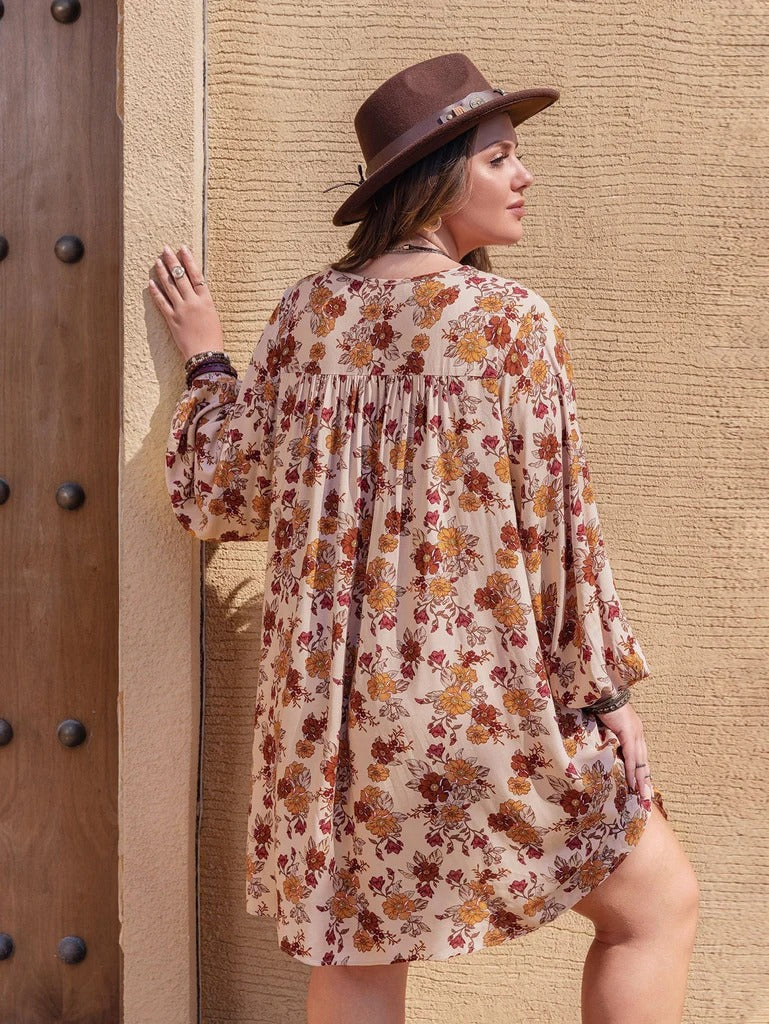 Vintage Field Floral Dress
