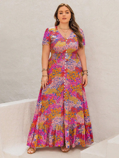 Garden Breeze Maxi Dress