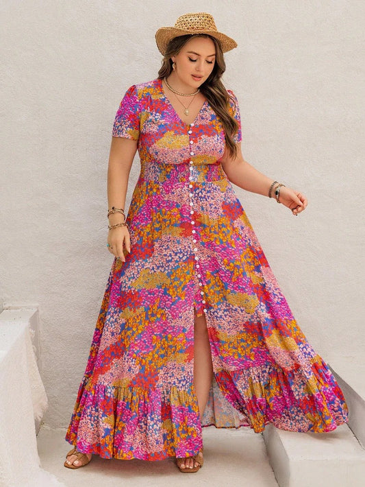 Garden Breeze Maxi Dress